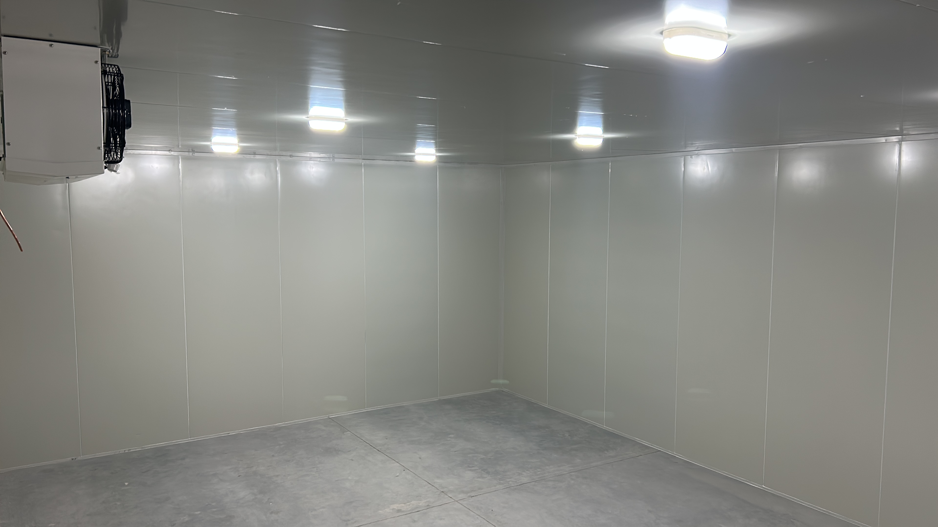 Compact Walk-In Cold Room – Clean Interior View